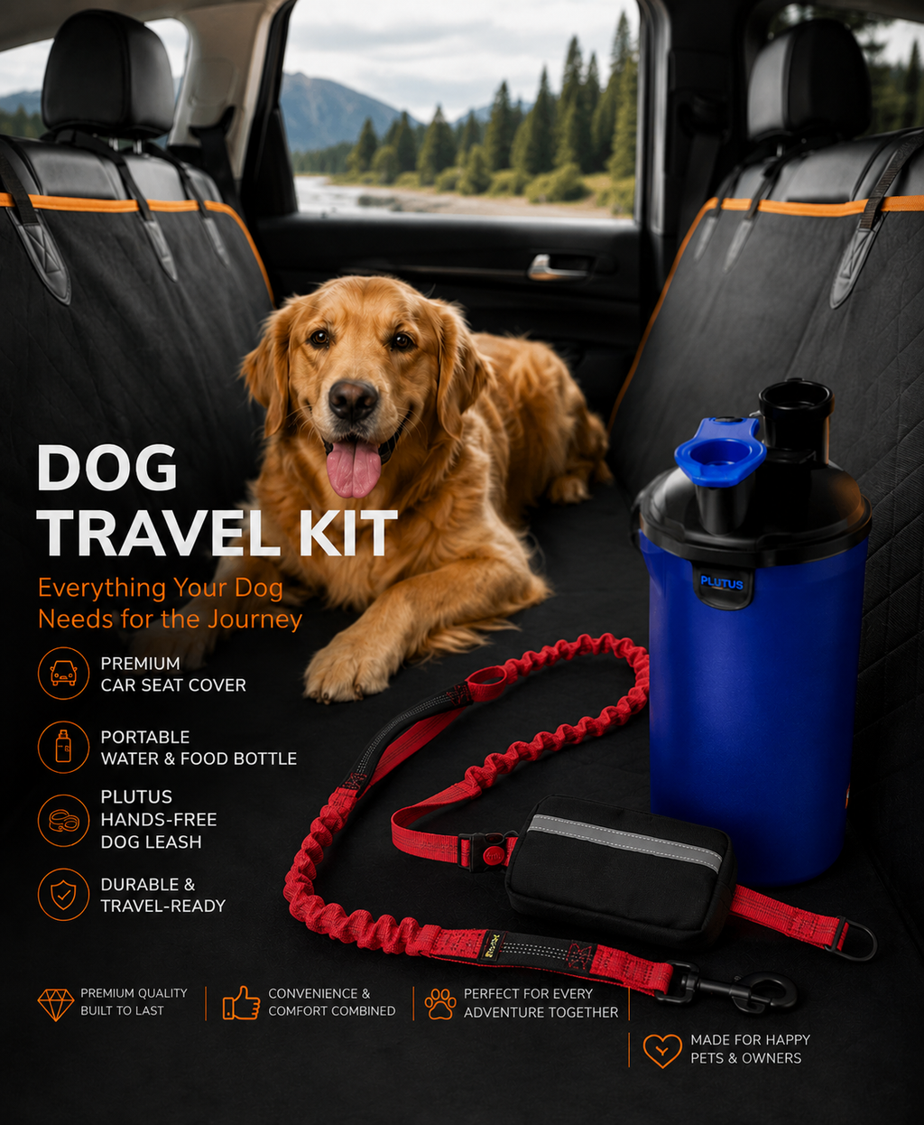 3-in-1 Dog Travel Kit
