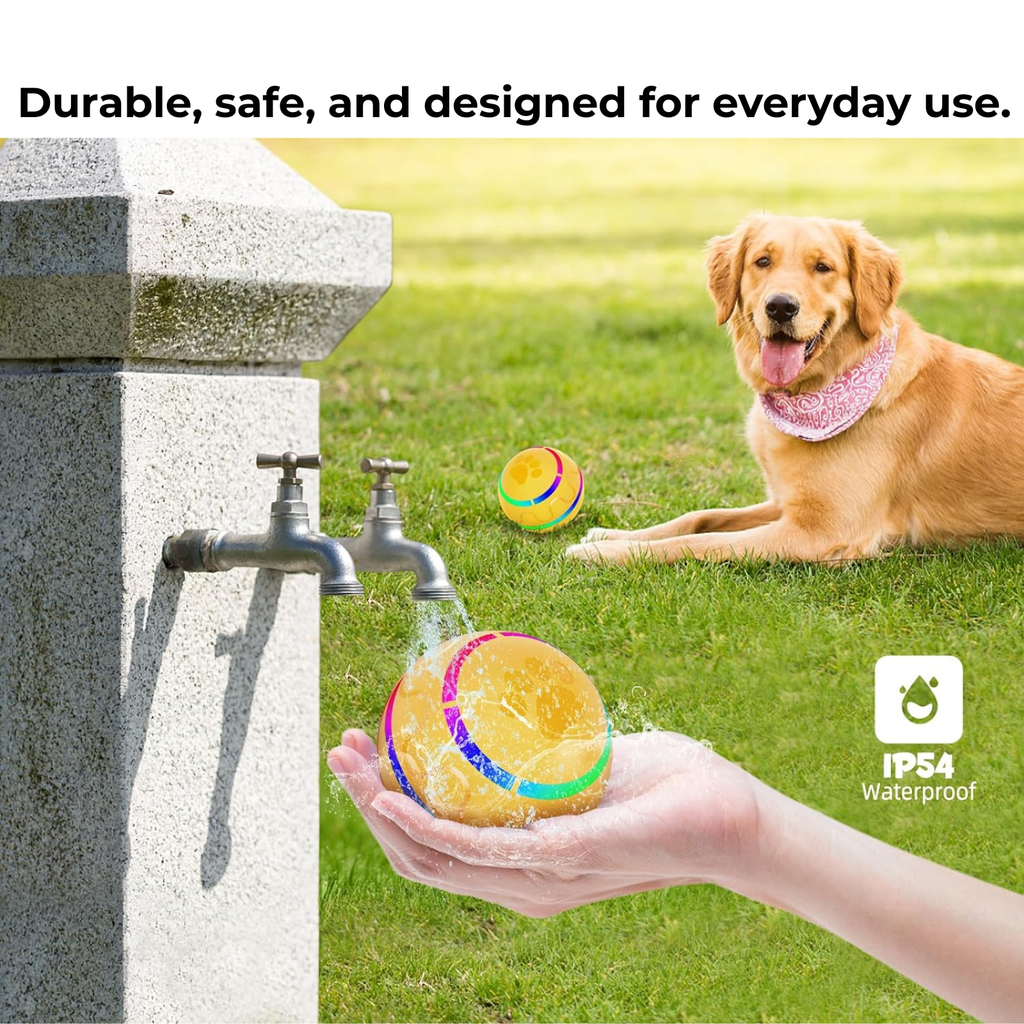 Smart Interactive Dog Ball - (Rechargeable)