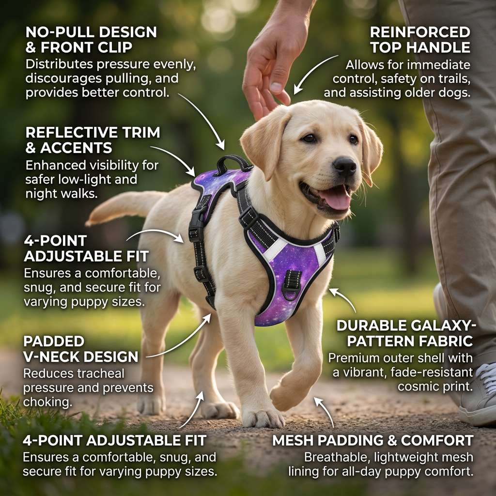 GalaxyGuard™ No-Pull Dog Harness