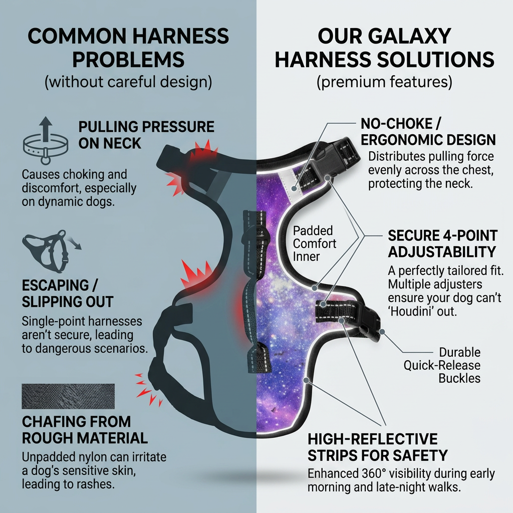 GalaxyGuard™ No-Pull Dog Harness