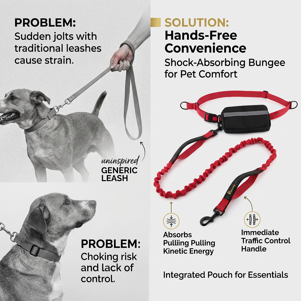 Plutus Pet™ Hands-Free Dog Leash - (Retractable)