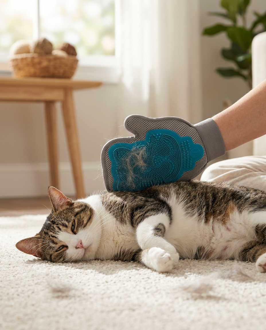3-in-1 Cat Grooming Glove